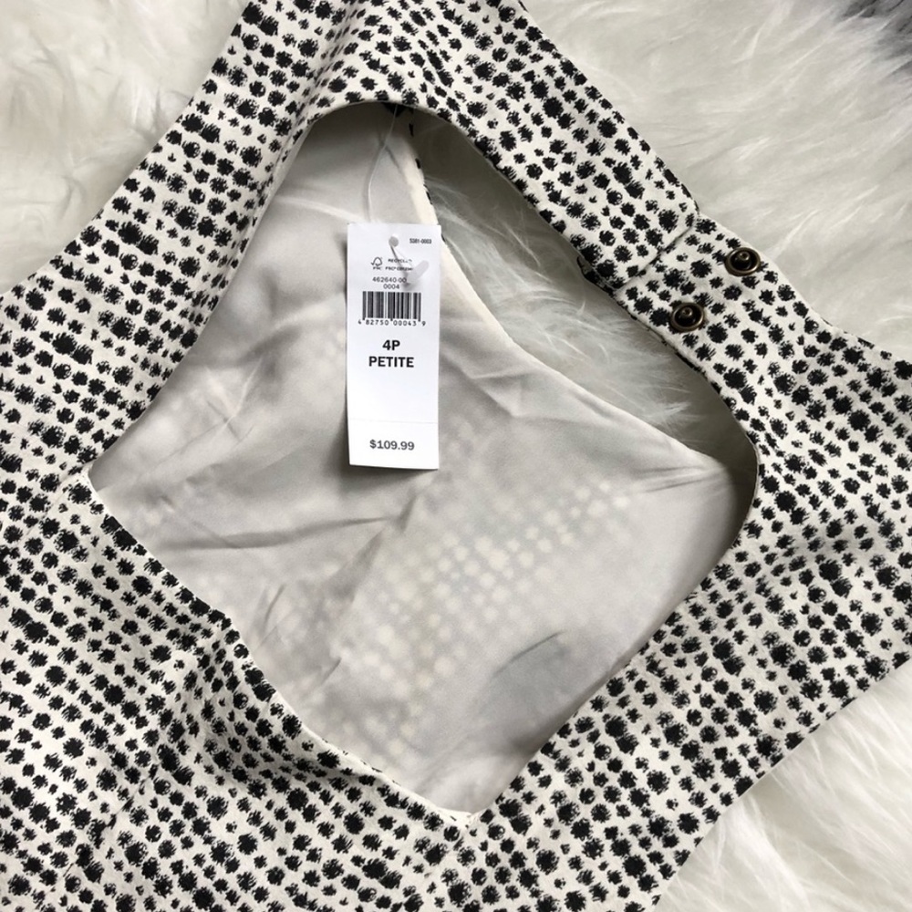 NWT Banana Republic Black & White Dress - Picture 4 of 6